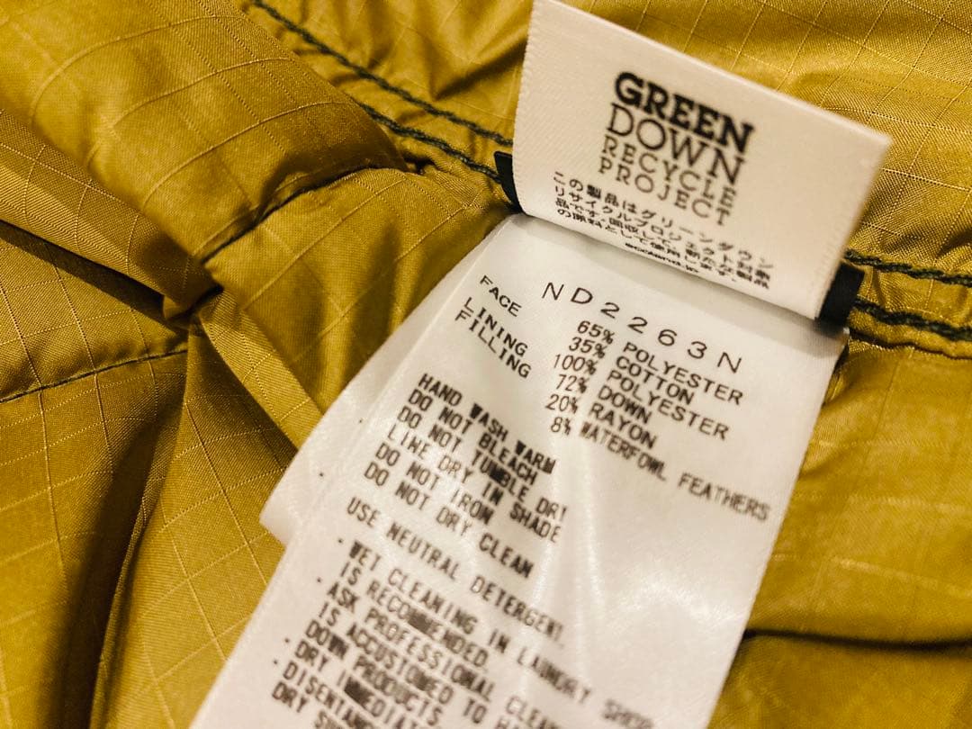 新品タグ付き☆ ザノースフェイス　パープルレーベル　シエラ　ダウンベスト　XL☆