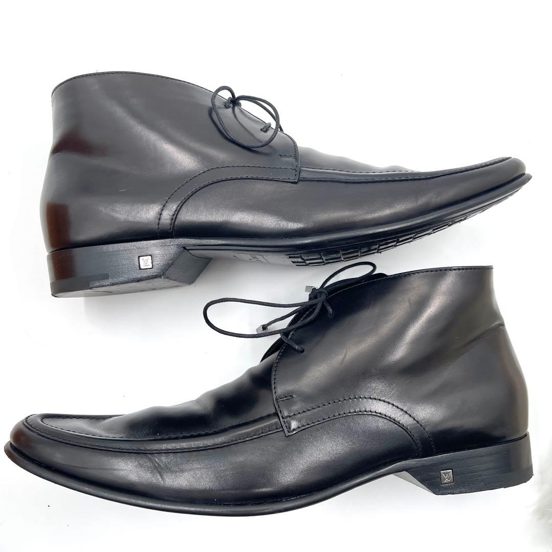 美品！　ルイヴィトン　 レザー ブーツ 　６ 25.5ｃｍ　572