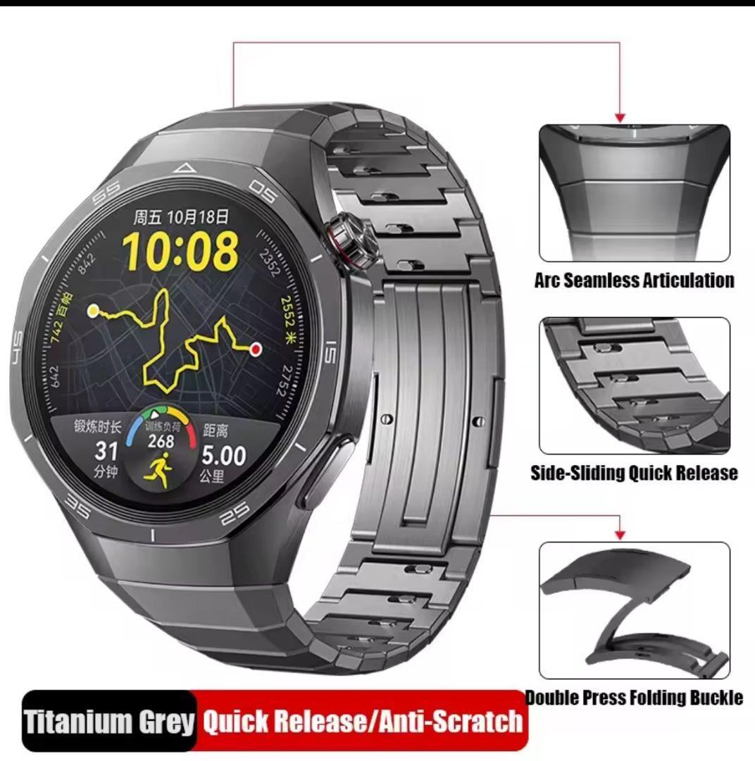 限定1本　Huawei wach gt5 pro　チタニュウムグレー