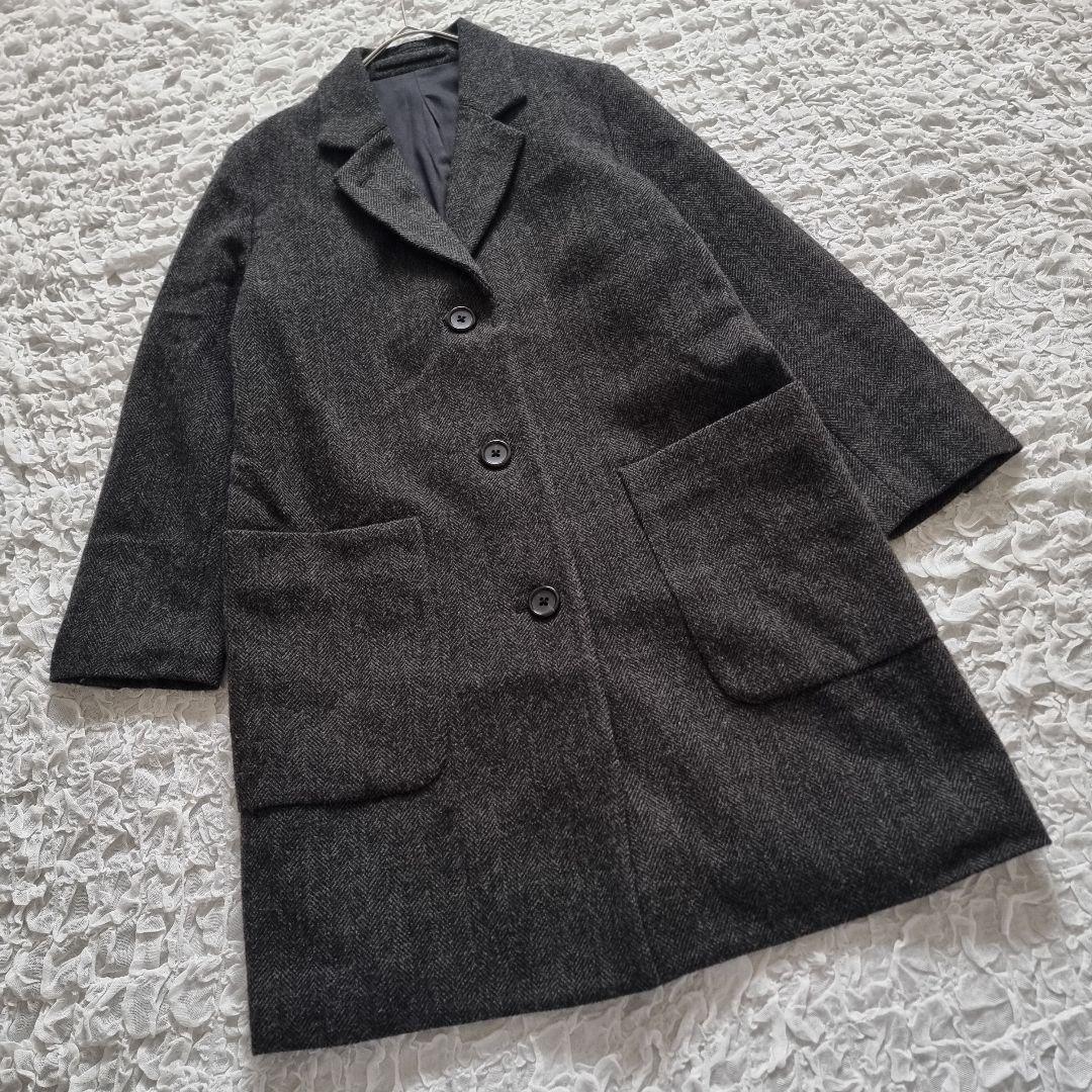 マーガレットハウエル　BRITISH WOOL TWEED　ウール　コート