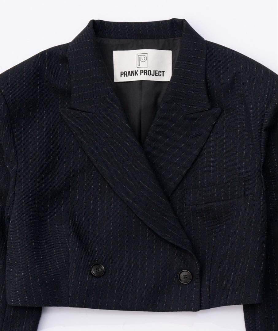 PRANK PROJECT テックツイードクロップドショートジャケット