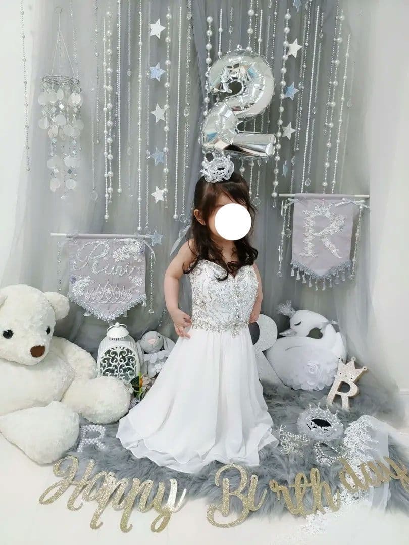 ビジューキラキラ ドレス 2着セット