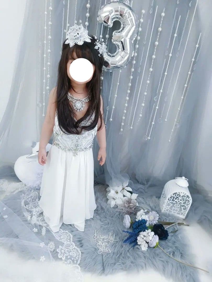 ビジューキラキラ ドレス 2着セット