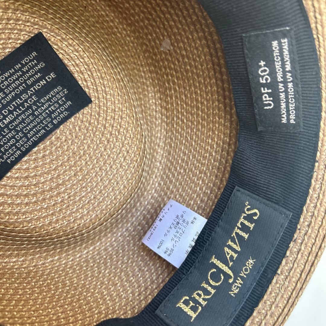 ERIC JAVITS エリックジャビッツ　麦わら帽子⭐︎
