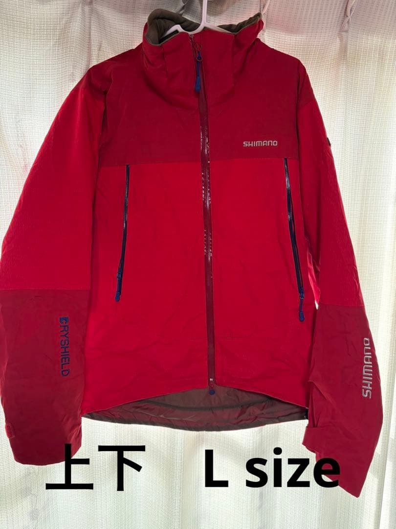 SHIMANO フード付きレッドアウター