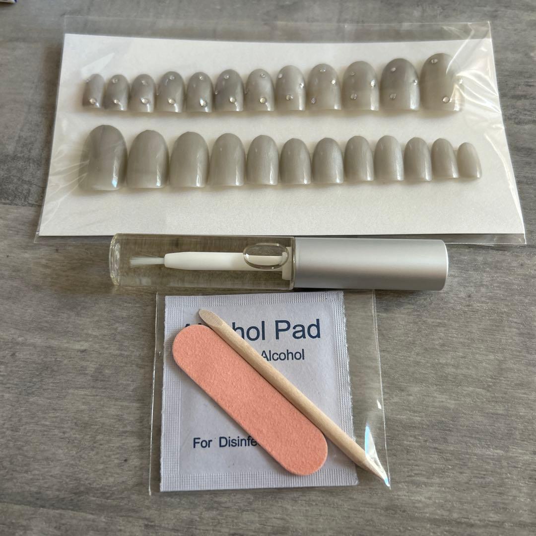 RIPINAIL ネイルチップ #2 OM グレー