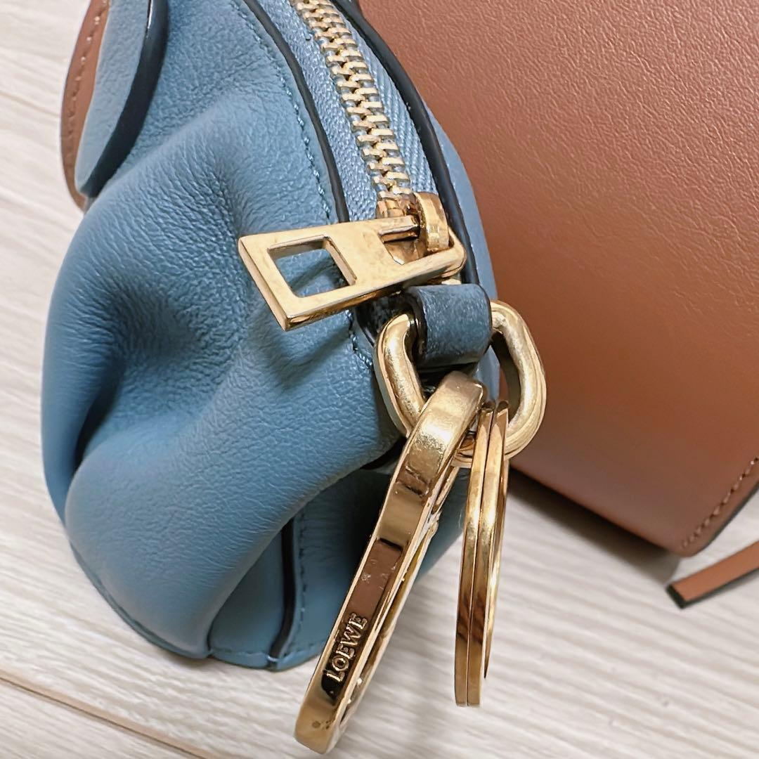 お値下げ‼️美品 ロエベLOEWE ゾウ ケース チャーム ブルー