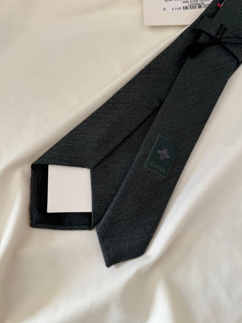 【新品ギフトにも】GUCCI ダークグリーン ネクタイ UFO