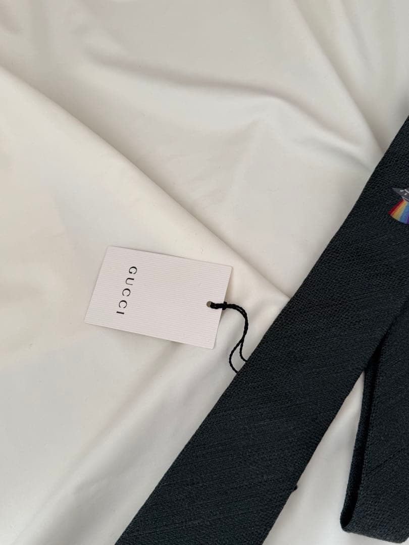 【新品ギフトにも】GUCCI ダークグリーン ネクタイ UFO