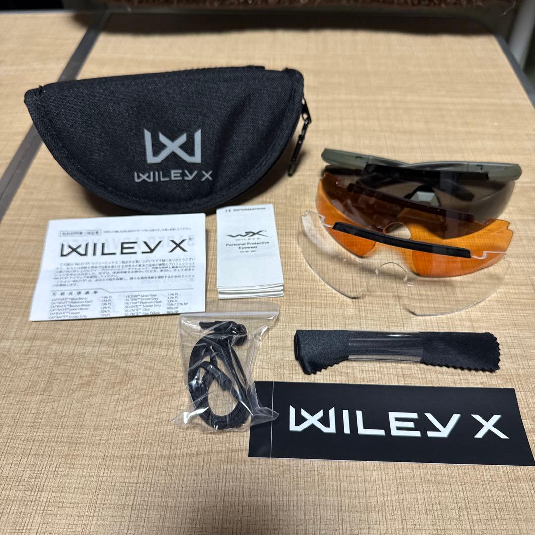 ［Wiley X] 自衛隊仕様 ワイリーエックス セイバー アドバンス ゴーグル