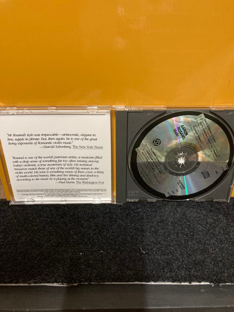 アーロン・ローザンド 無伴奏ヴァイオリン曲集