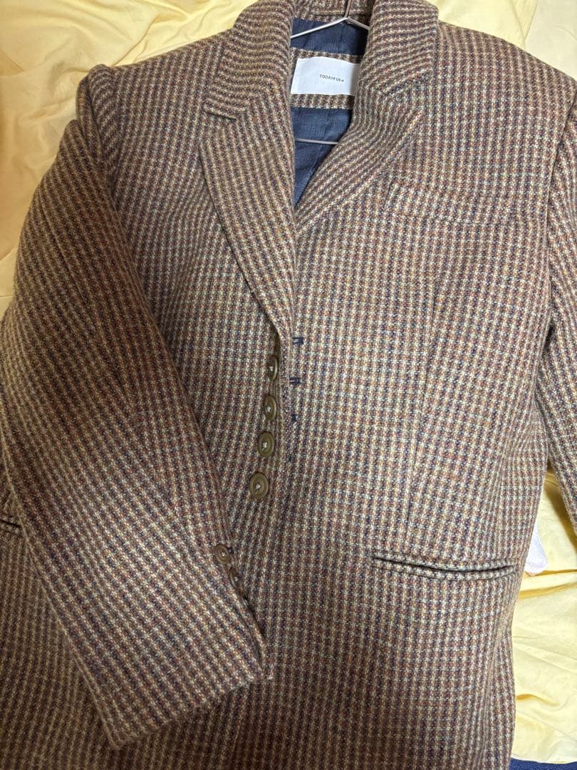 ジャケット・アウター TODAYFUL Wool100% Check Jacket