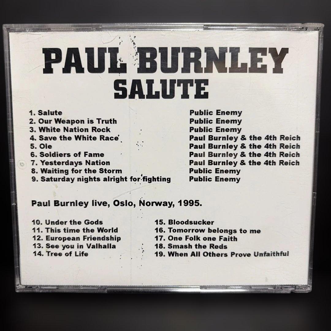 洋楽 Paul Burnley Salute