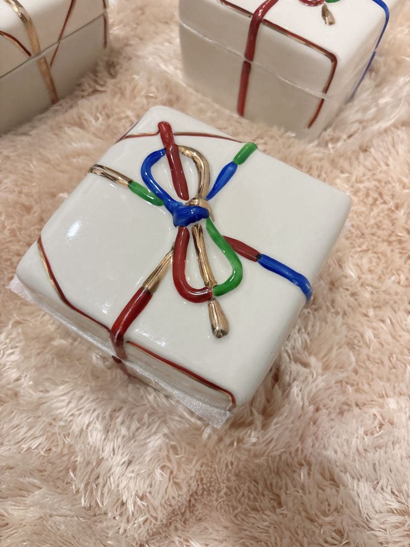 食器　瑞香 京焼き　飾結び　5個セット　蓋物