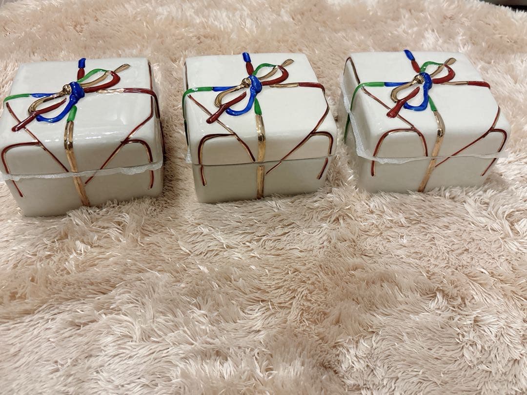 食器　瑞香 京焼き　飾結び　5個セット　蓋物