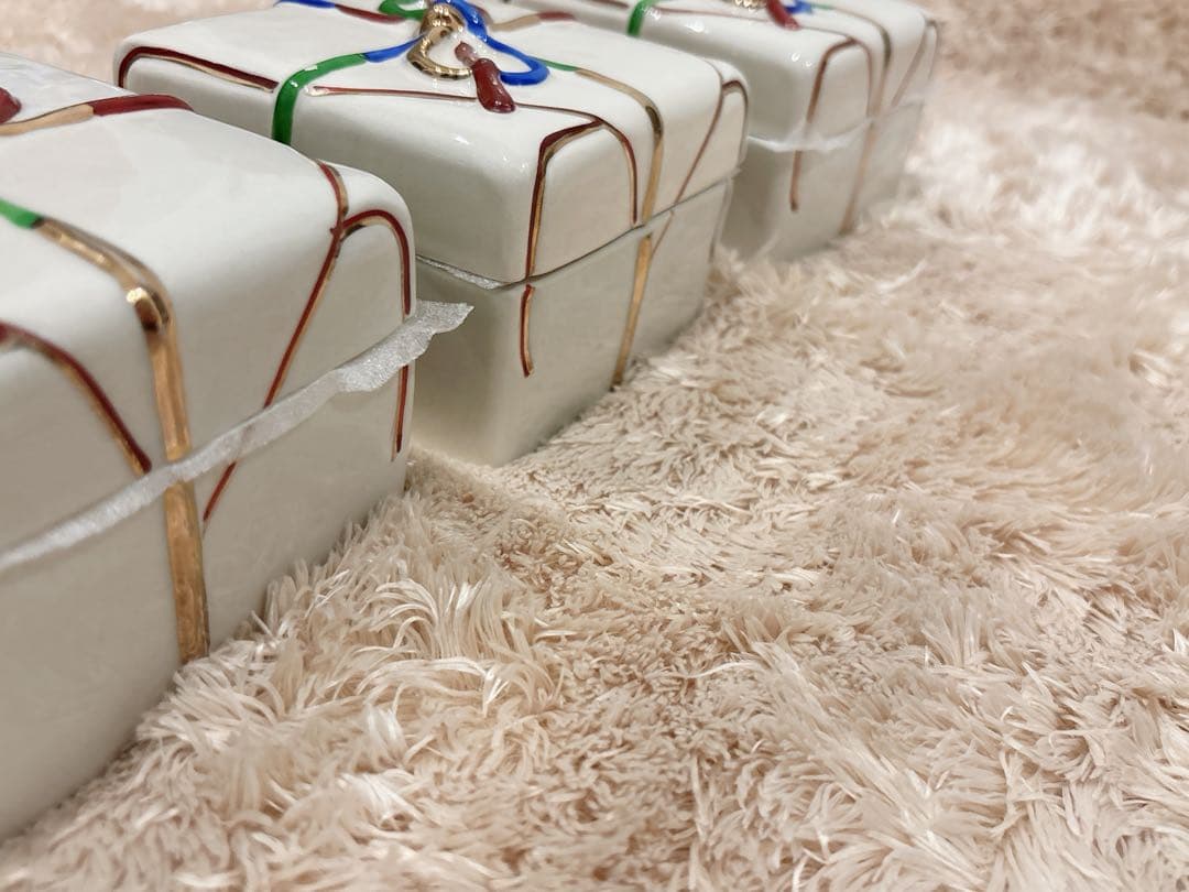 食器　瑞香 京焼き　飾結び　5個セット　蓋物