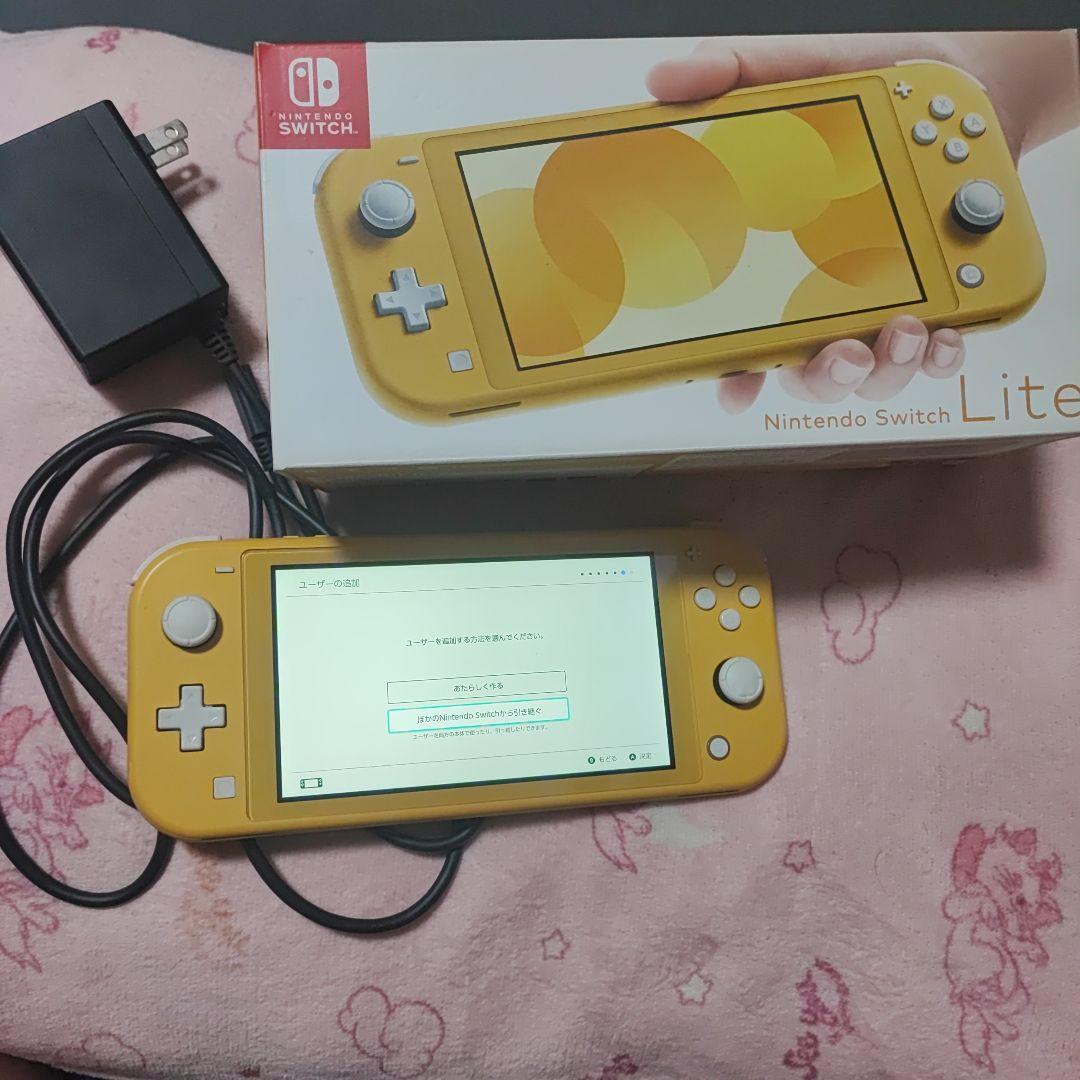 Nintendo Switch Lite イエロー 256GB sdカード付き