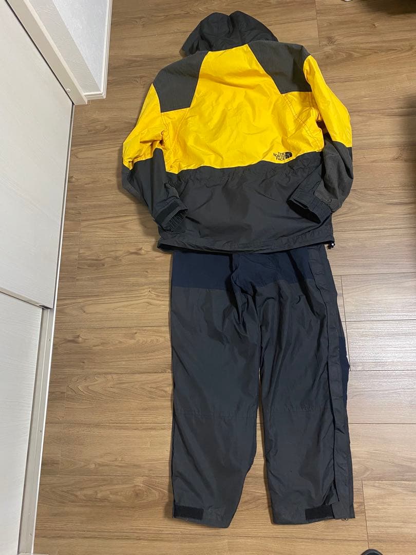 THE NORTH FACE スキーウェアセット 黒/黄　XL