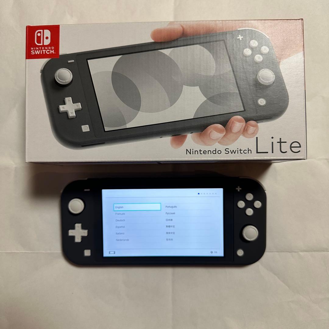Nintendo Switch Lite グレー 本体 付属品完備