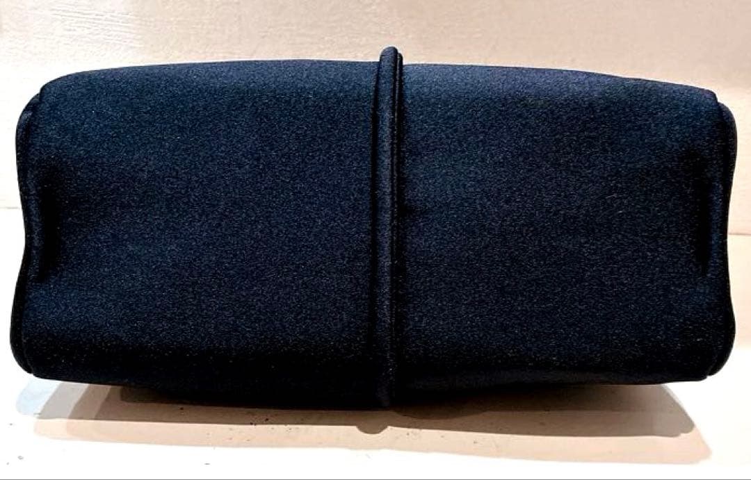 【美品】kawa-kawa wet トートバッグSサイズ シルバーハンドル　黒