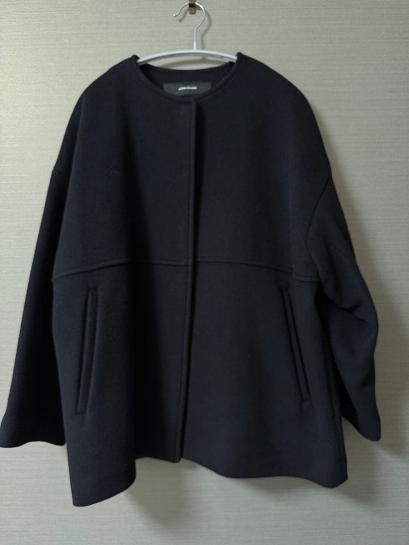 ❤︎ジャーナルスタンダード❤︎ スーパー140ビーバーノーカラーショートコート　36
