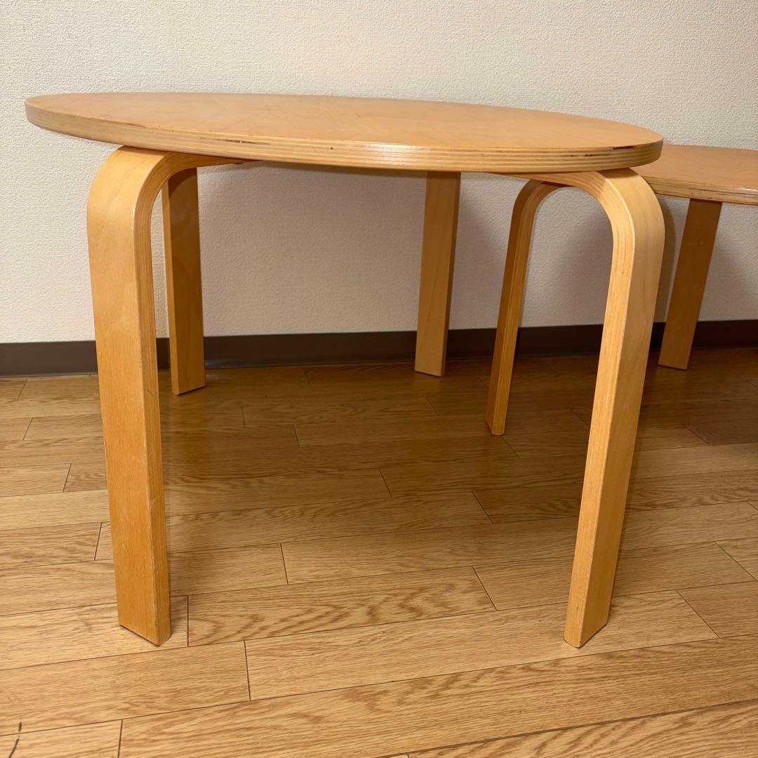 IKEA SVALSTA ネストテーブル 2点セット 　細かい傷あり