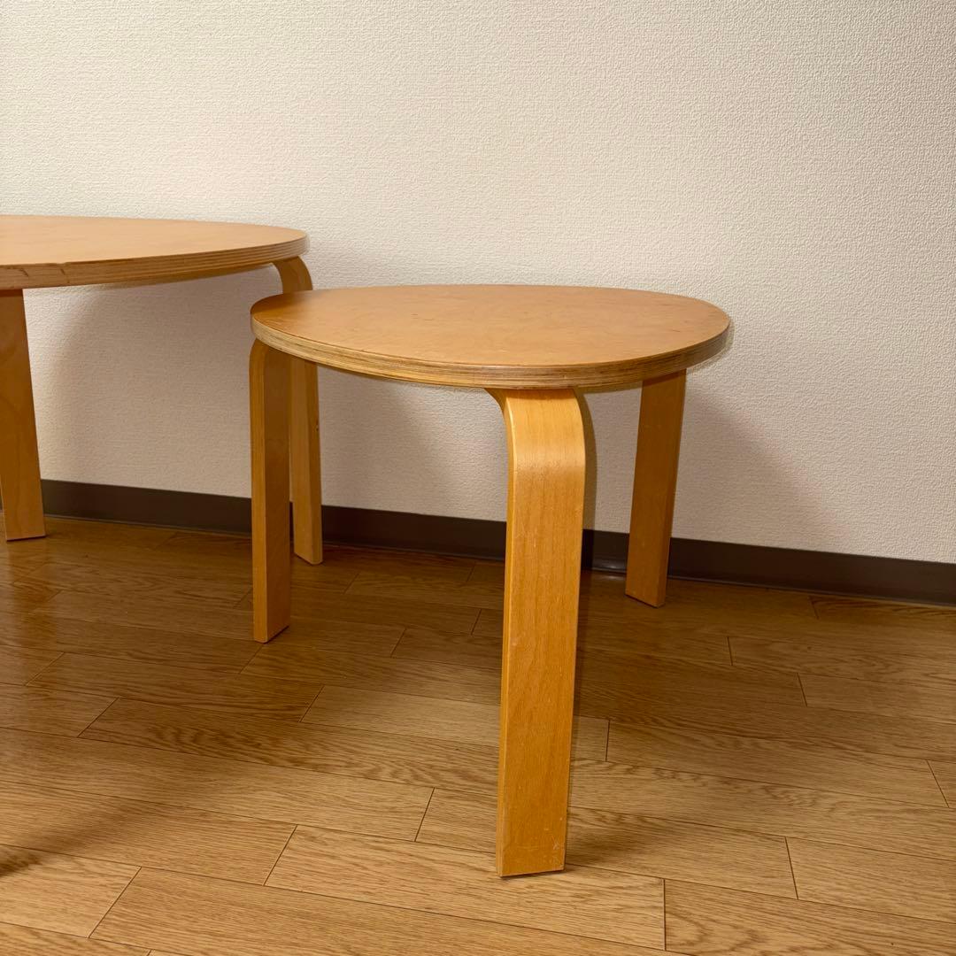 IKEA SVALSTA ネストテーブル 2点セット 　細かい傷あり