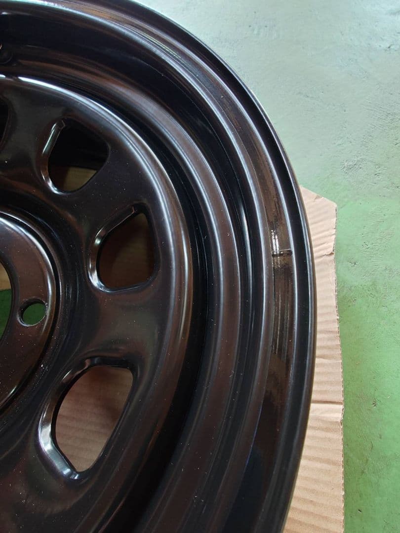 美品 ①ジムニーシエラJB74 デイトナスチールホイール1/2