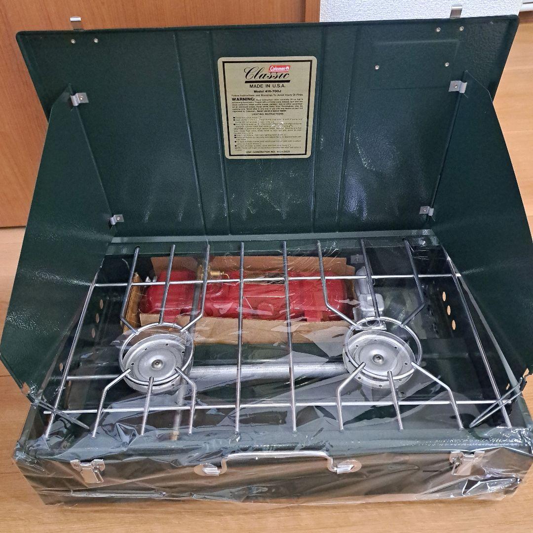 【ほぼ新品】coleman クラシックツーバーナー 416-700J 専用収納袋