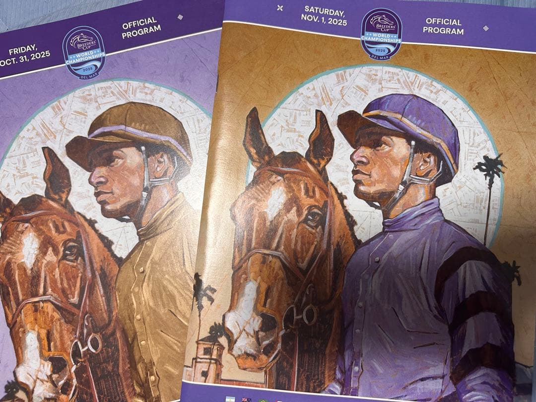 ブリーダーズカップ　レーシングプログラム　2冊