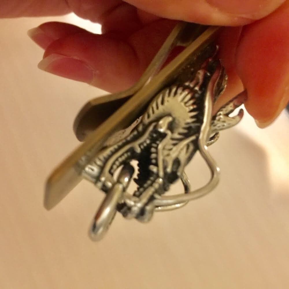 【送料無料】マネークリップ　龍　ドラゴン　財布