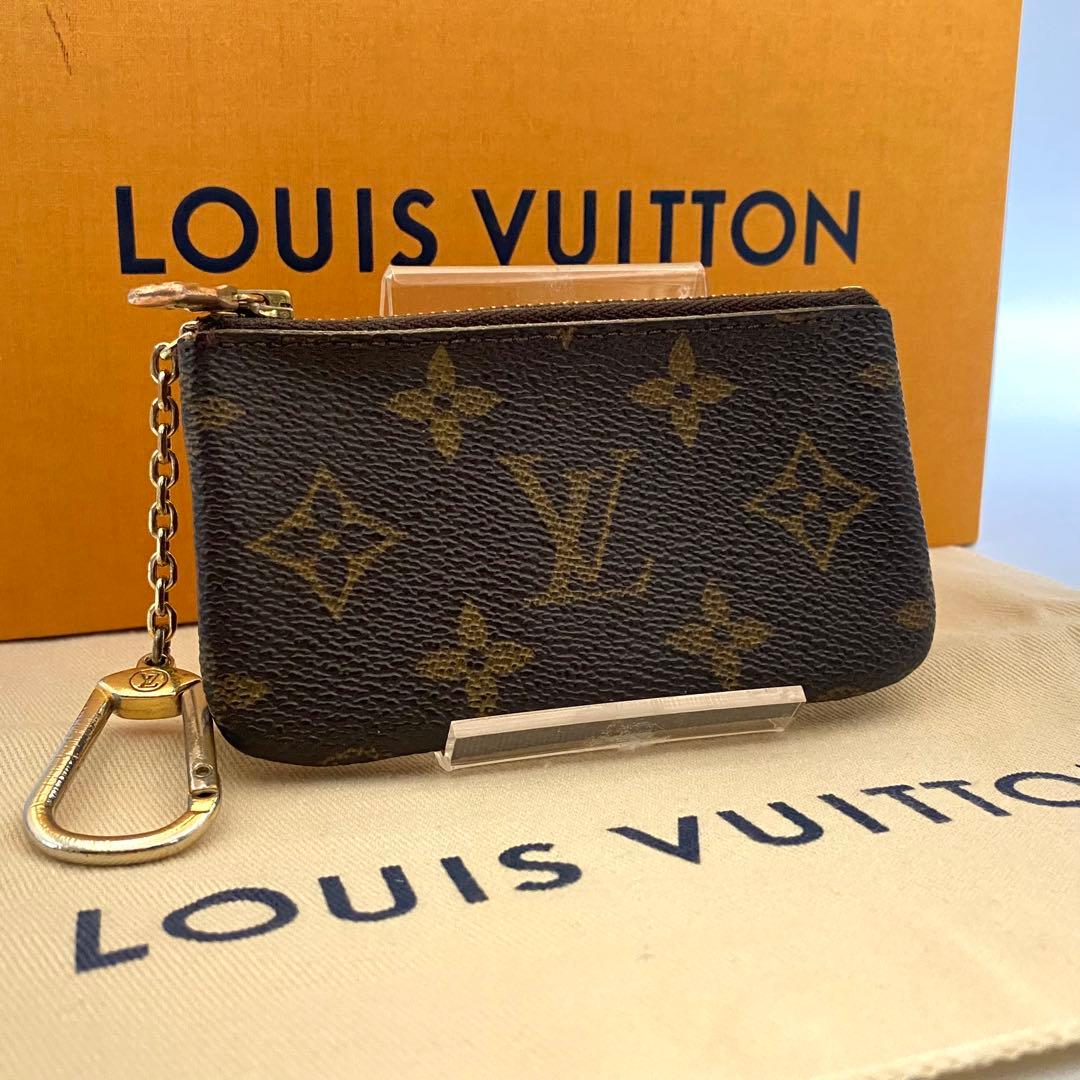 ルイヴィトン モノグラム ポシェットクレ ケース 小銭入れ チェーン