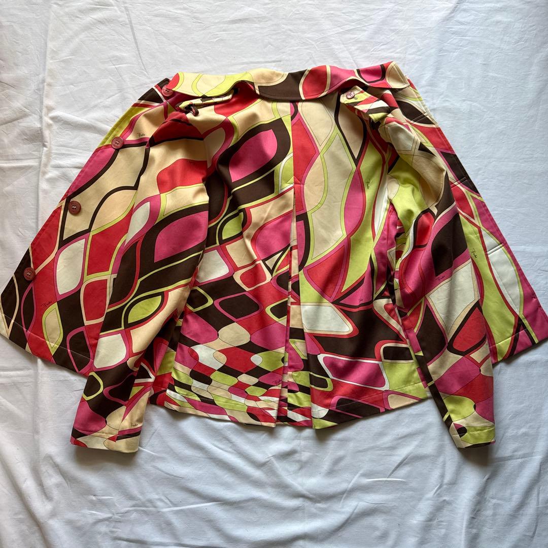 EMILIO PUCCI テーラードジャケット マルチカラー