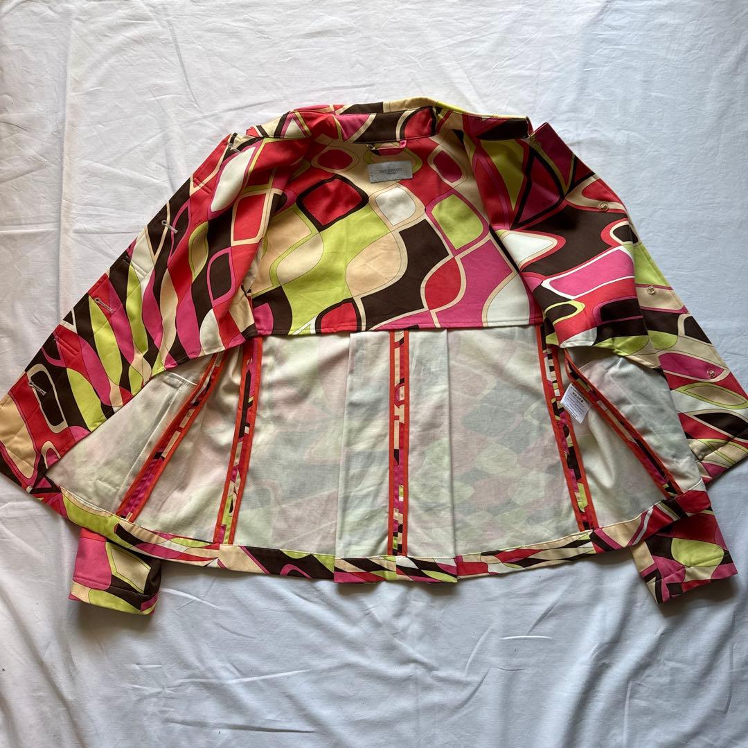 EMILIO PUCCI テーラードジャケット マルチカラー