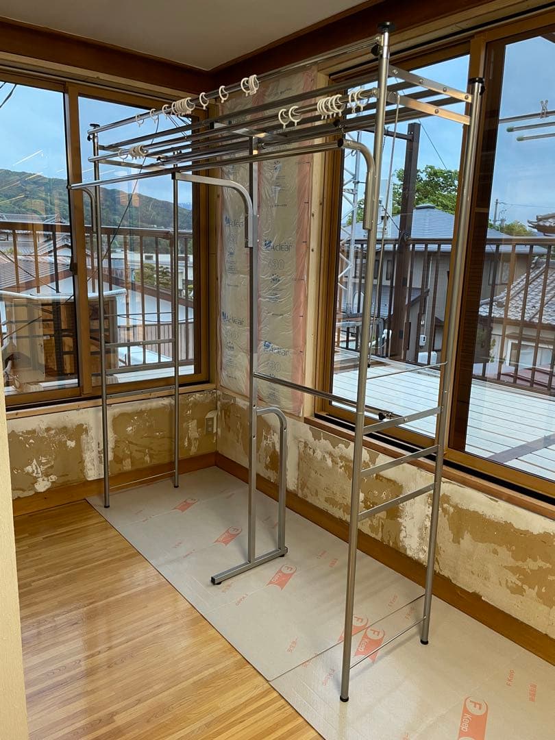 さくらさく　ツッパリクローゼットハンガーラック　SK-20-W(K)