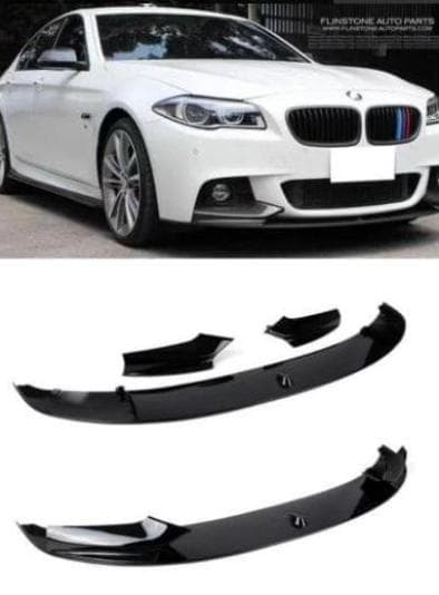  F10 Mスポーツ用 フロントリップスポイラー ブラック カスタムパーツ