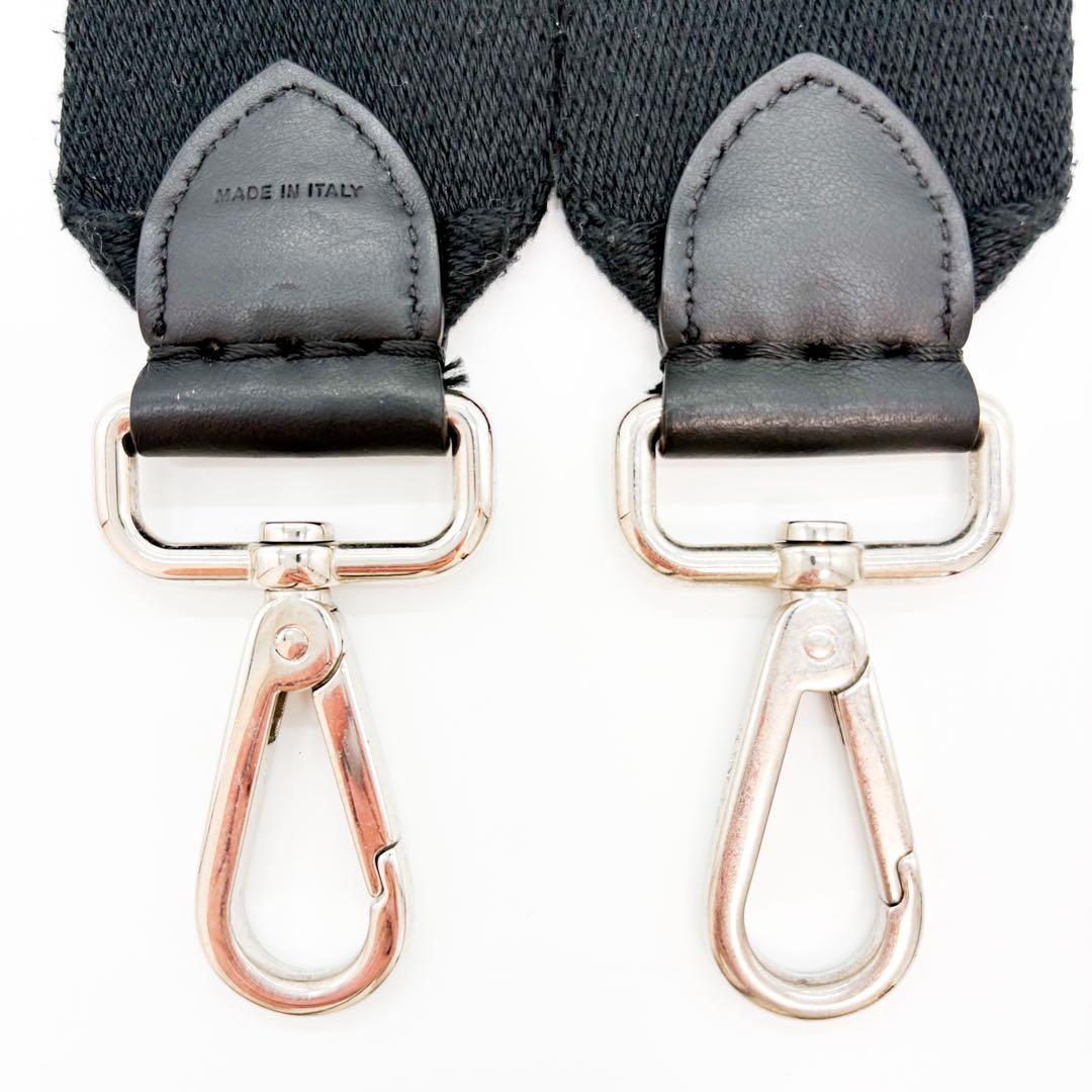 ♡美品♡ フェンディ ラバーロゴ ショルダーストラップ ブラック