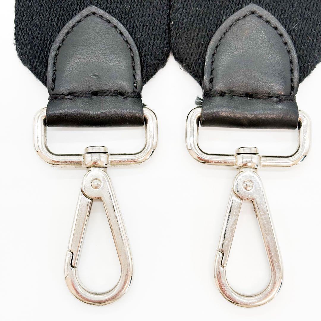 ♡美品♡ フェンディ ラバーロゴ ショルダーストラップ ブラック