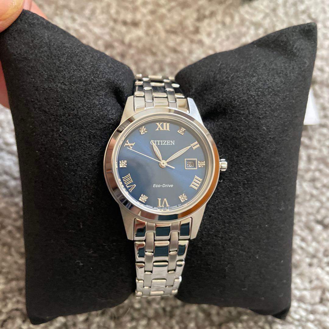 新品箱入　シチズン　電波ソーサー　Eco-Drive レディース　高級腕時計