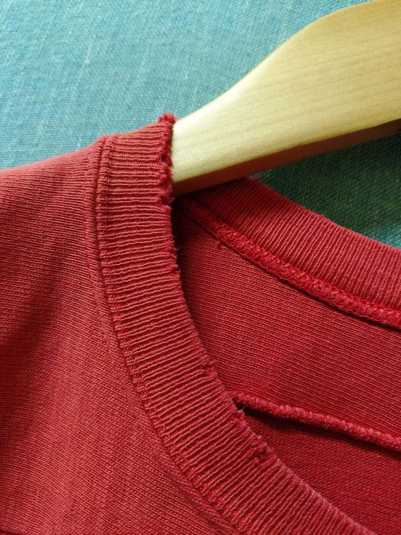 70s チャンピオン バータグ 綿100 フットボール Tシャツ M