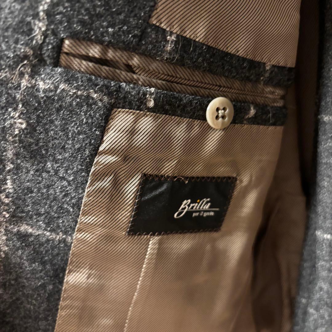 Brilla per il gusto　スーツ　グレー　46 グレンチェック