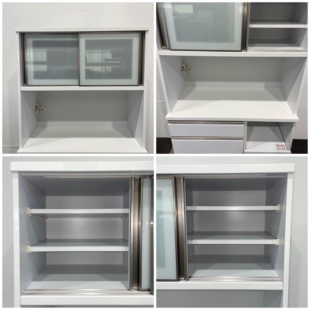 マナベインテリアハーツ レンジ キッチンボード 食器棚 家具 Ap2123