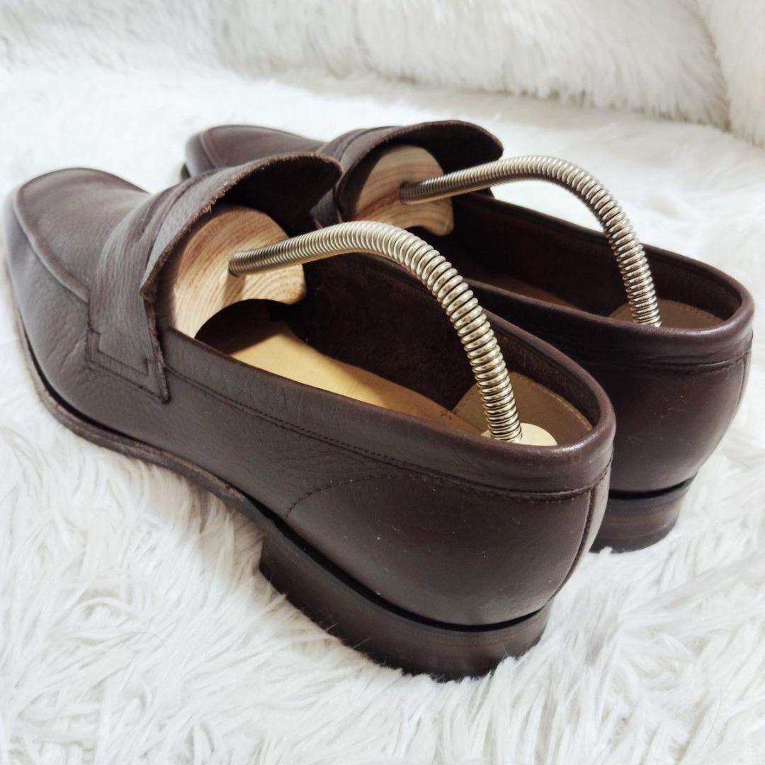 美品！ポール・スミス 濃茶 最終価格 ローファー 26.5 シボ スリッポン