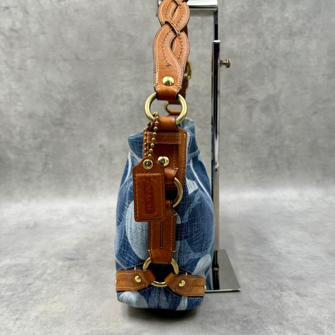 COACH コーチ ワンショルダーバッグ シグネチャー デニム 12197