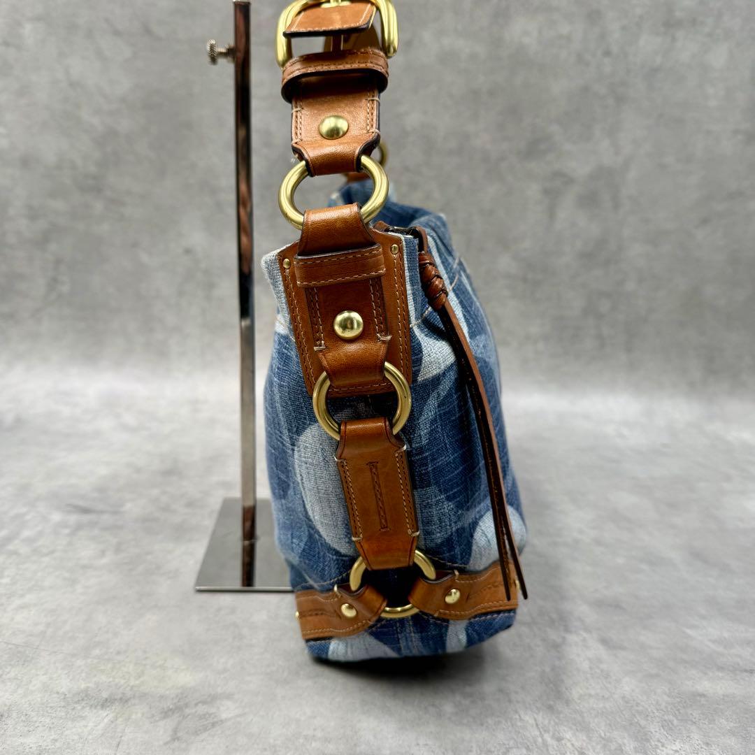 COACH コーチ ワンショルダーバッグ シグネチャー デニム 12197