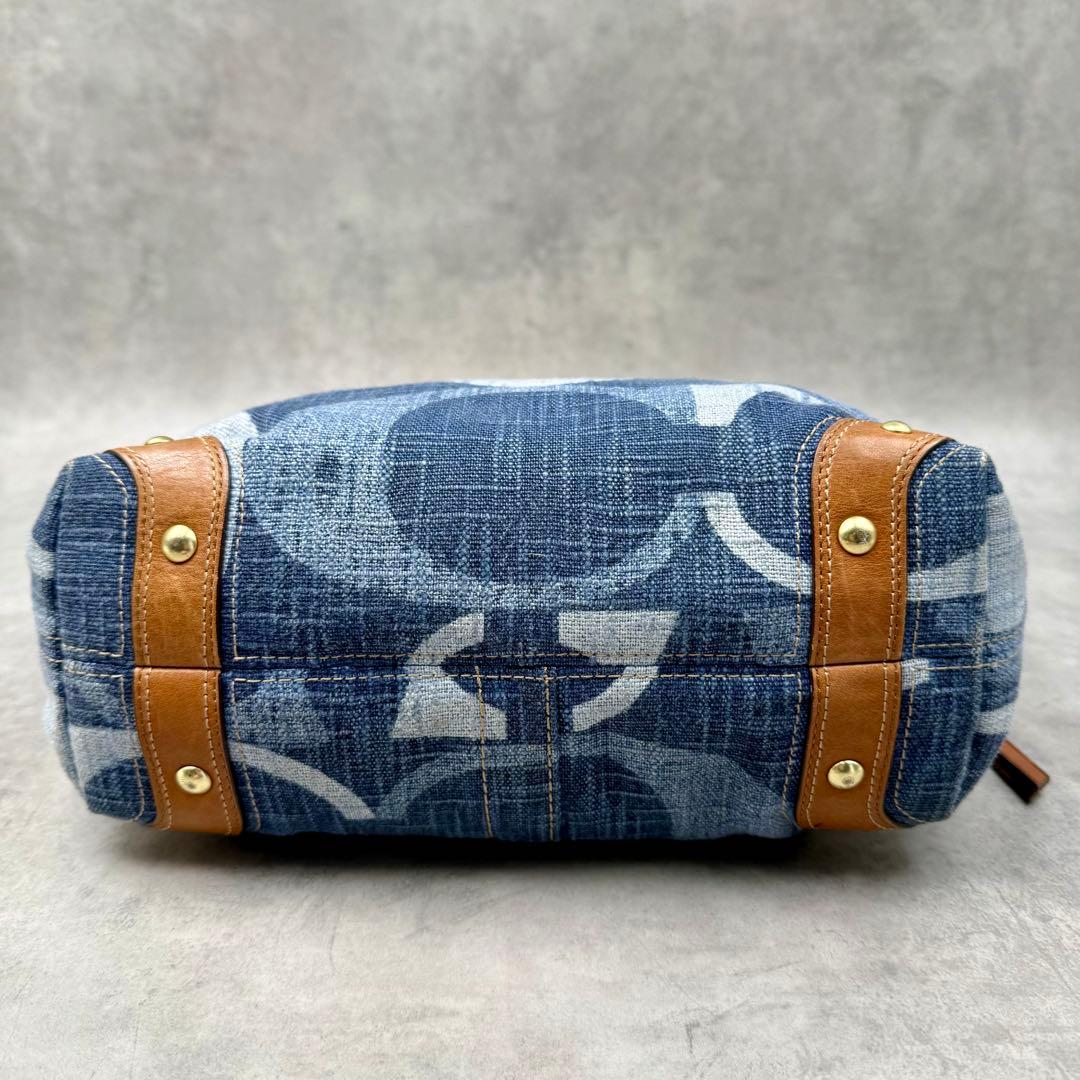 COACH コーチ ワンショルダーバッグ シグネチャー デニム 12197