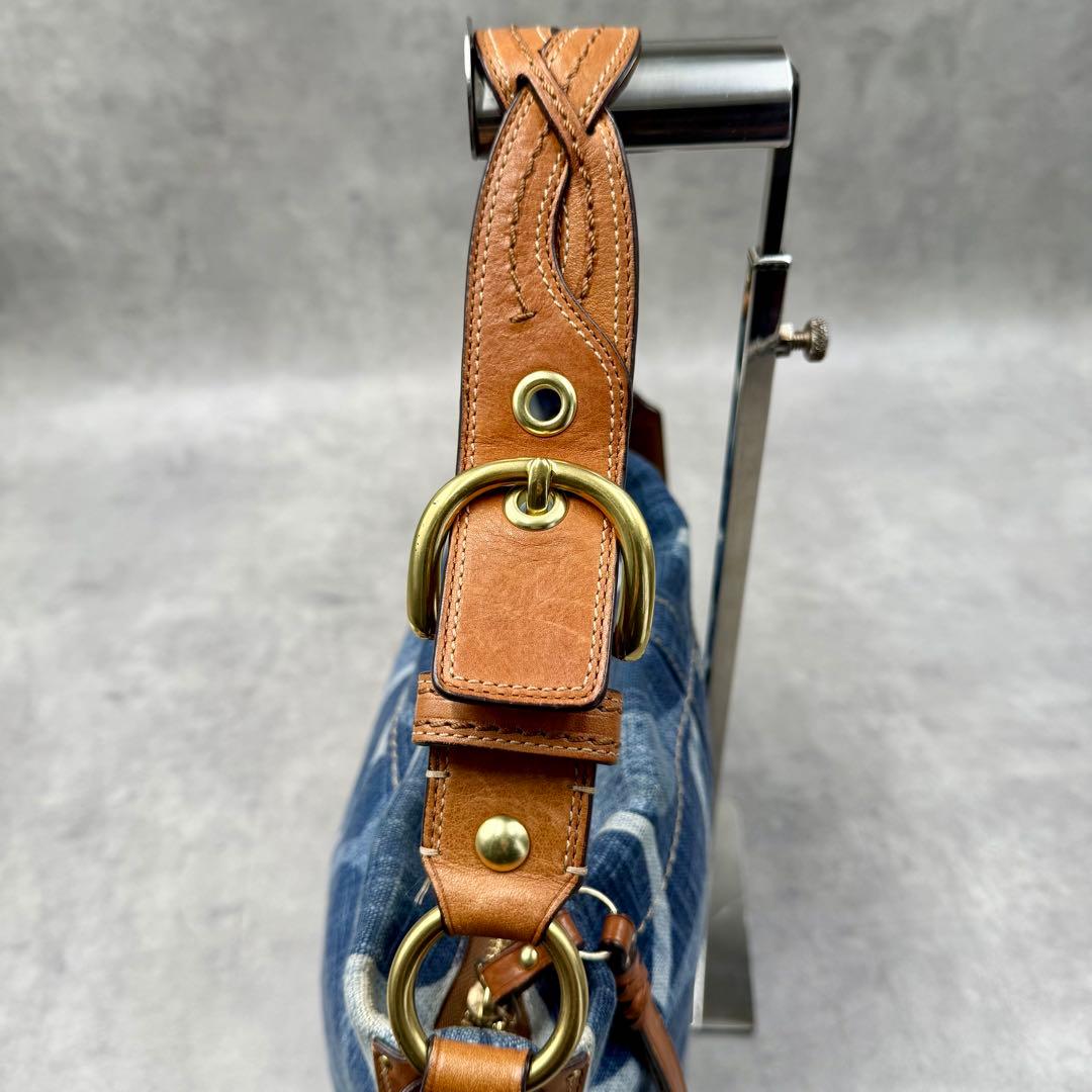 COACH コーチ ワンショルダーバッグ シグネチャー デニム 12197