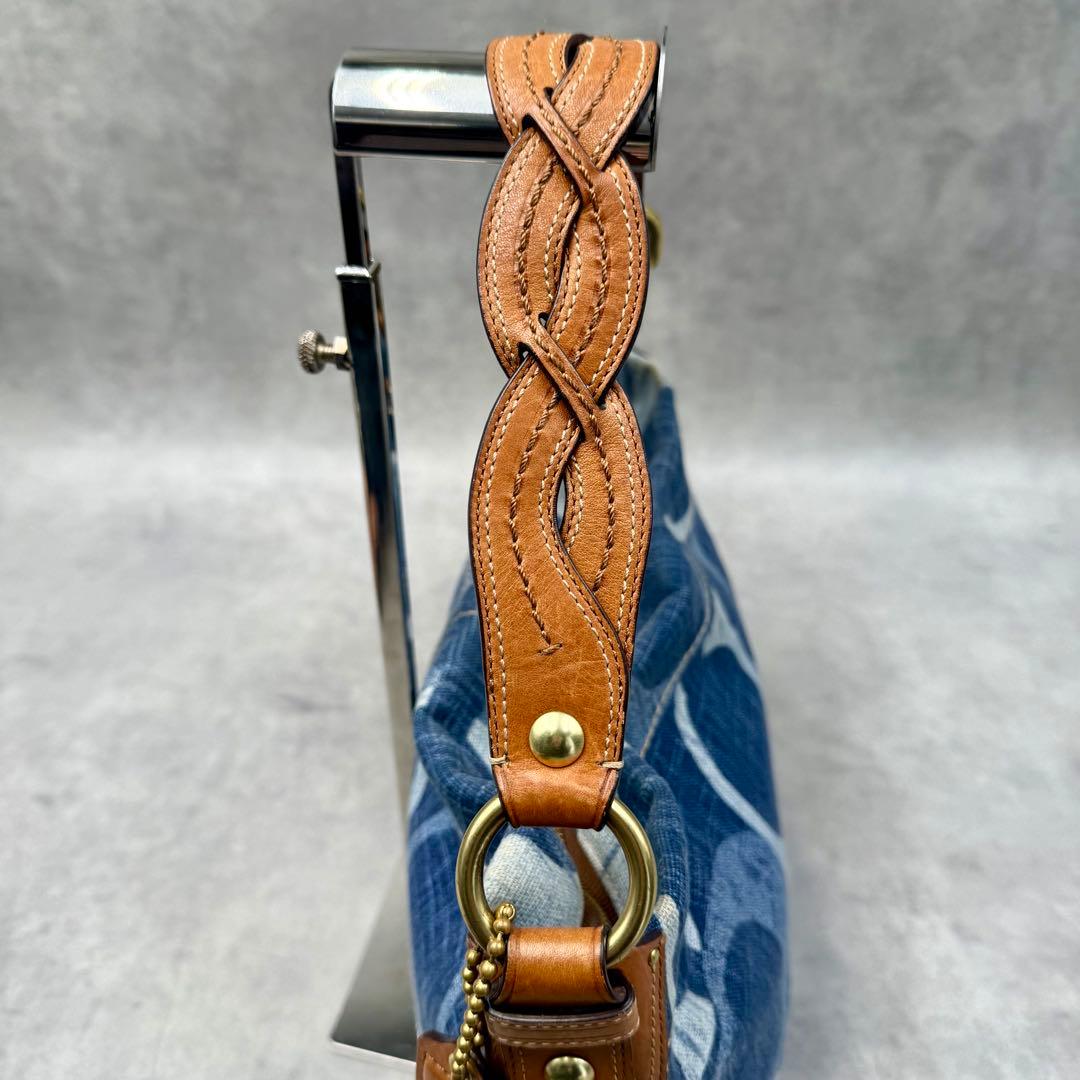 COACH コーチ ワンショルダーバッグ シグネチャー デニム 12197