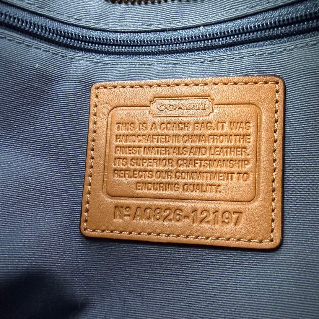 COACH コーチ ワンショルダーバッグ シグネチャー デニム 12197