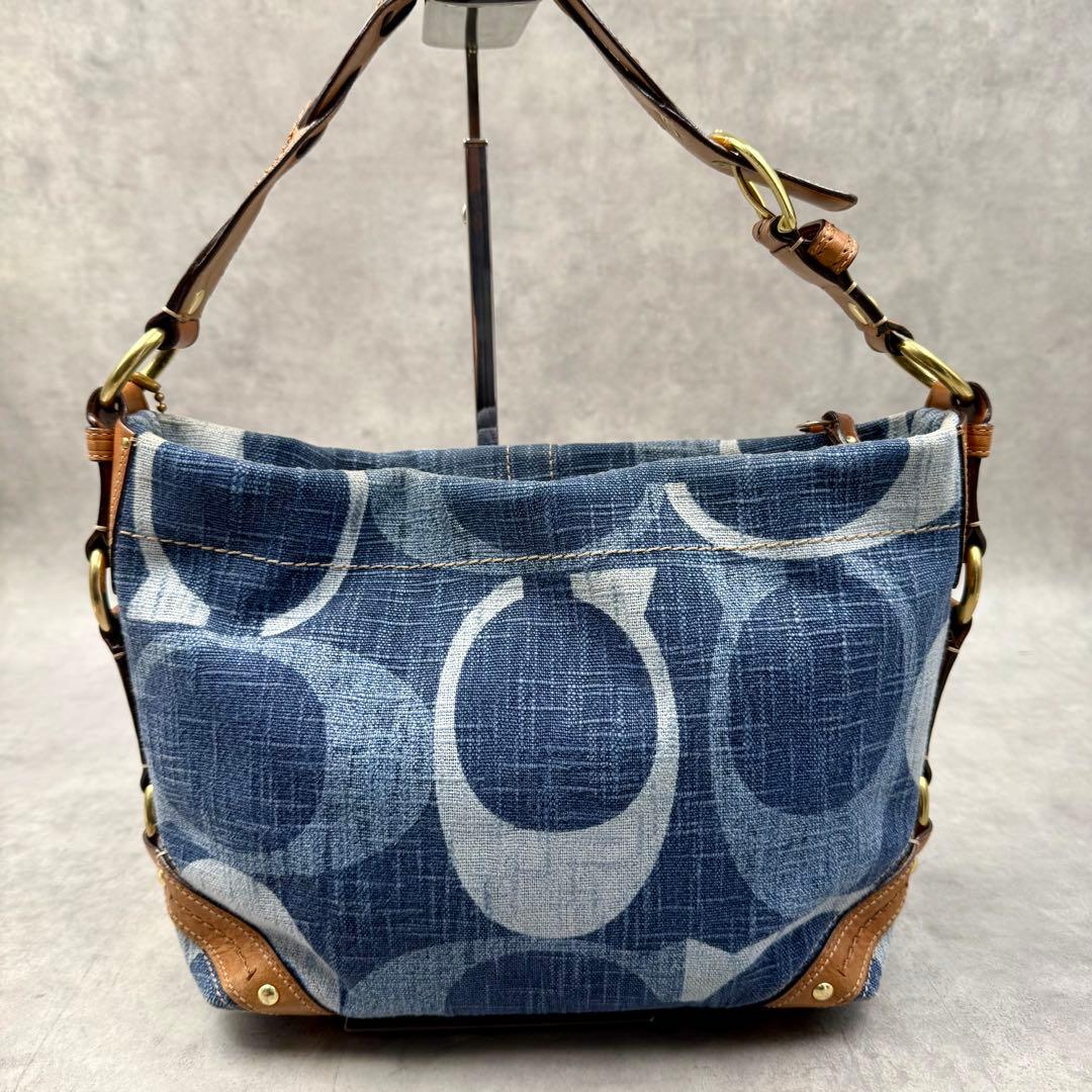 COACH コーチ ワンショルダーバッグ シグネチャー デニム 12197